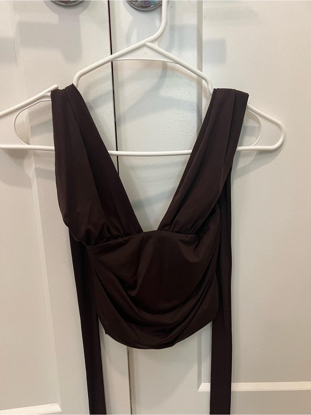 Zara Crop Brown Going out Top